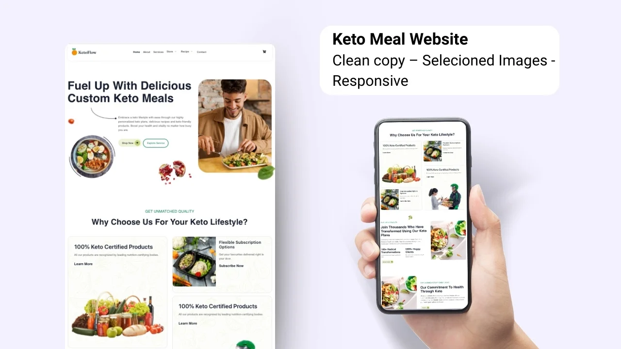 keto-meal-website-design-websitesmaker